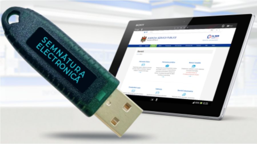 Semnătura electronică va putea fi eliberată în centrele multifuncționale ale ASP. Precizările Agenției