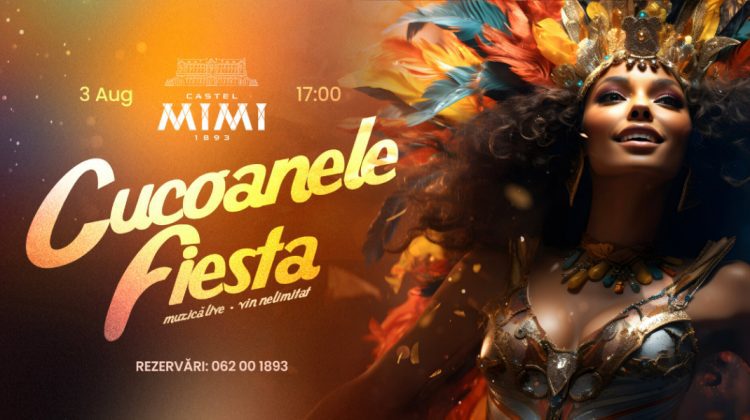 Cucoanele Fiesta la Castel Mimi cu multă culoare, muzică latino şi vin alb nelimitat