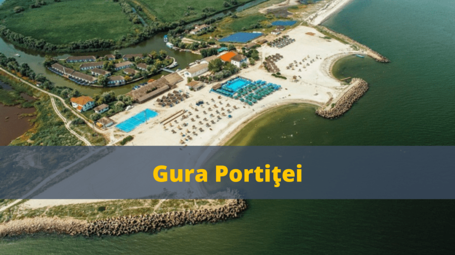 VIDEO România turistică: Gura Portiței – plaja de pe care poţi aduna scoici cu lopata