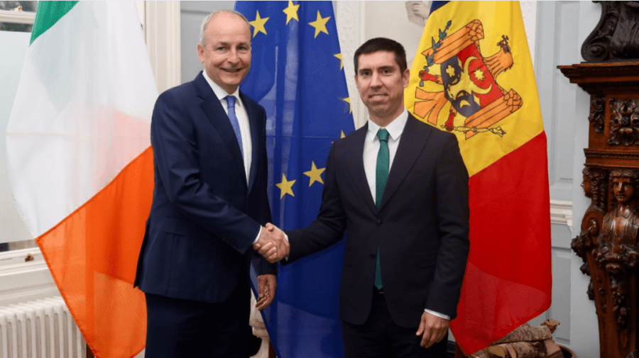 Mihai Popșoi s-a întâlnit la Dublin cu Micheál Martin. Au discutat despre agenda europeană a Moldovei