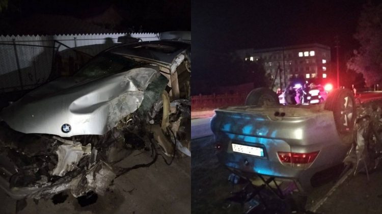 FOTO Tragic accident la Dondușeni. Șoferul unei mașini care a ajuns într-un copac, a decedat