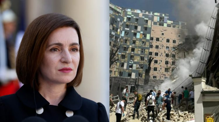 Maia Sandu, în urma atacului din Ucraina: Uciderea copiilor nu este despre ideologie sau dezbateri politice