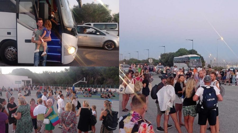 Grecia: Sute de turiști au fost evacuați din cauza incendiilor