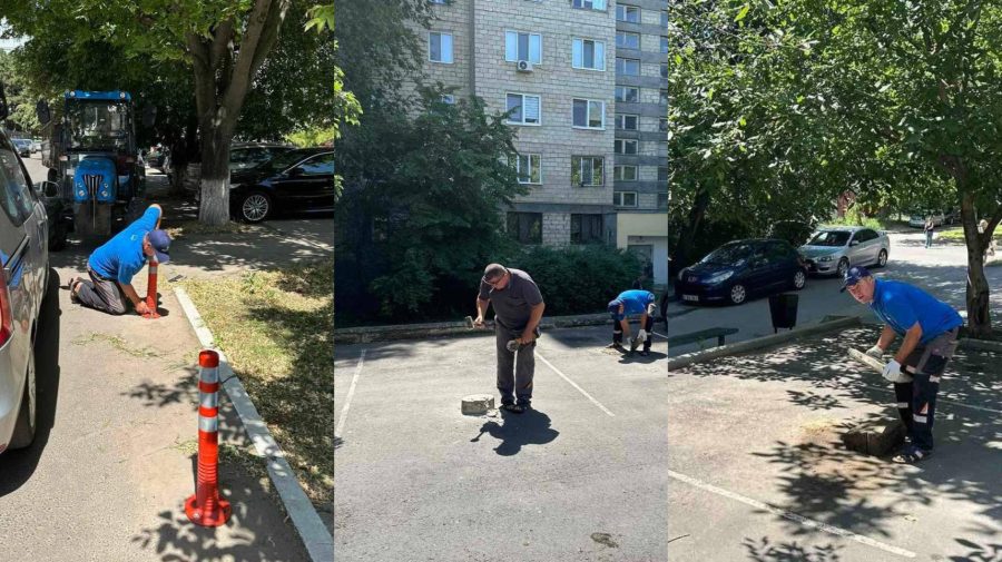 Șoferi din Chișinău, care și-au privatizat ilegal locuri de parcare, lasăți cu ochii în soare. Ce s-a întâmplat