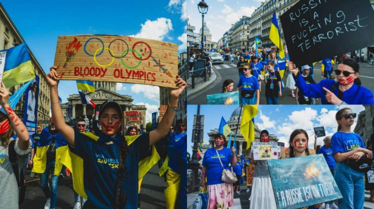 Jocurile Olimpice 2024: Marș la Paris pentru sportivii ucraineni care au murit de la începutul invaziei lui Putin