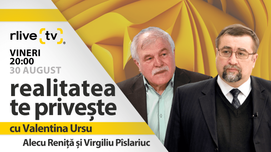 Moldovenii vor în UE sau în Uniunea Euroasiatică? Răspund Alecu Reniță și Virgiliu Pîslăriuc, la RLIVE TV