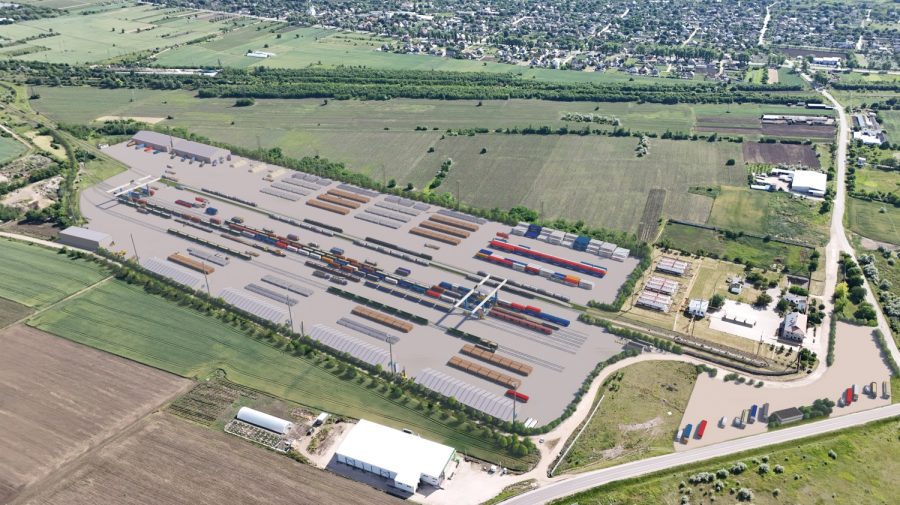 BANI.MD Alaiba visează frumos! Viitorul Complex Logistic Multimodal de la Berești va opera 200.000 de camioane anual