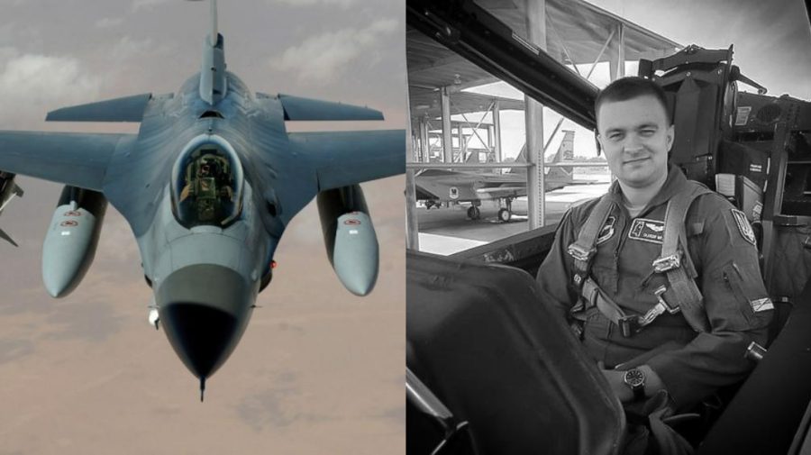 Un pilot ucrainean de top a murit, după ce avionul de vânătoare F-16 s-a prăbușit