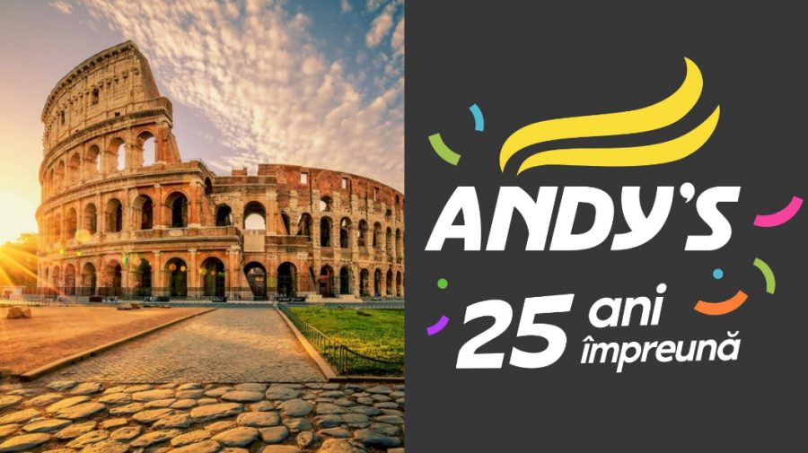 VIDEO Serghei Donțu, câștigătorul premiului mare oferit de Andy’s – o vacanță pentru două persoane la Roma