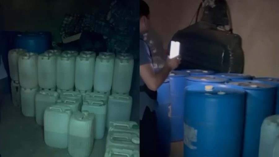 VIDEO Au introdus ilegal în Moldova și Ucraina alcool etilic. Doi „businessmani” din Ceadîr-Lunga, prinși de polițiști