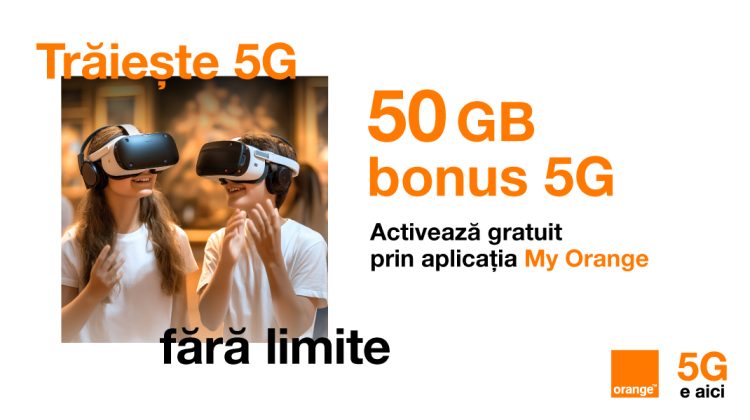 Orange Moldova oferă tuturor abonaților săi un super cadou – 50 GB bonus 5G în cea mai extinsă rețea din țară