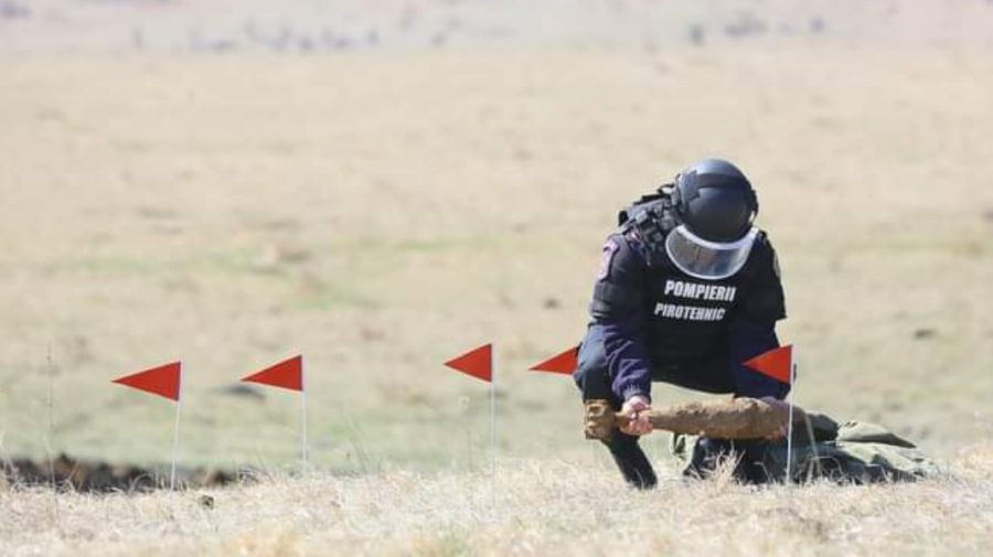 FOTO Descoperire șocantă în România. O bombă a fost găsită în sfecla de zahăr adusă pentru procesare