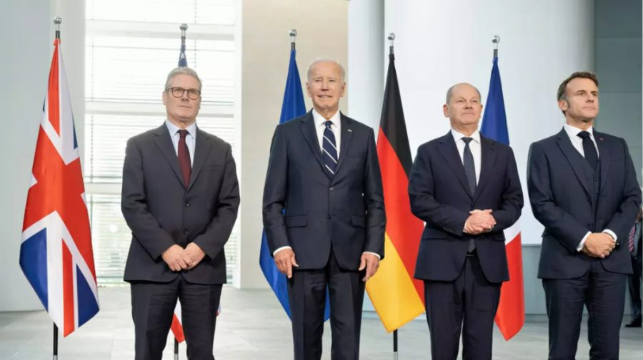 Biden, Macron, Scholz şi Starmer cer o pace „justă și durabilă” în Ucraina