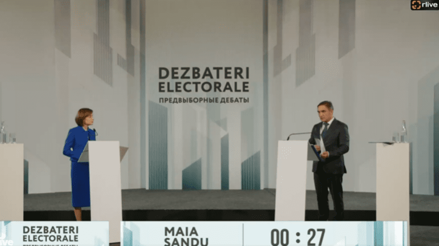 Maia Sandu: Avem un cal troian cu alți oameni în spate; Alexandr Stoianoglo: Sunt susținător al parcursului european