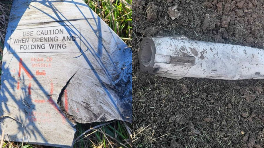 Bucăți de rachetă care trebuiau să doboare dronele rusești au căzut la Ocnița