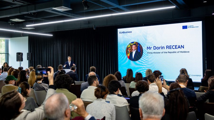Dorin Recean: „UE ne ajută să creștem acasă o economie dezvoltată și un mediu de afaceri competitiv”