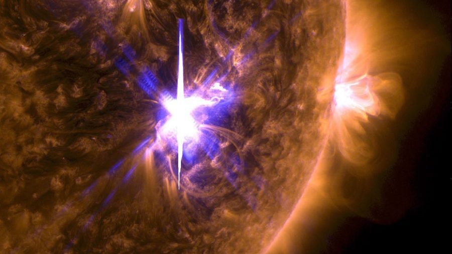 Imagini spectaculoase cu cea mai puternică erupție solară din ultimii 7 ani