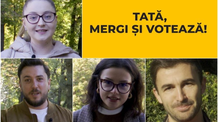 VIDEO Tinerii Moldovei își provoacă părinții, rudele și prietenii să iasă la vot duminică