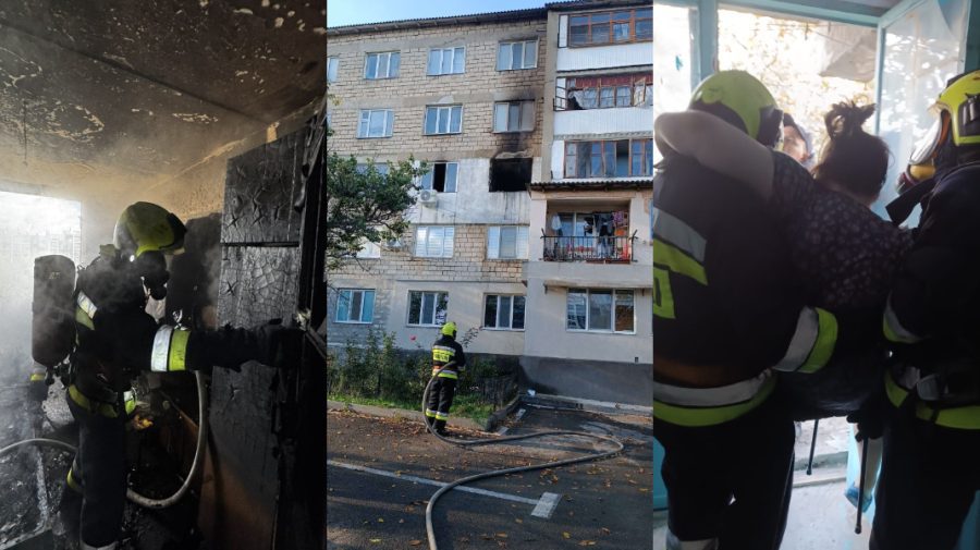 Două incendii cumplite, înregistrate în Moldova. O femeie a decedat, iar un bărbat a fost preluat de medici