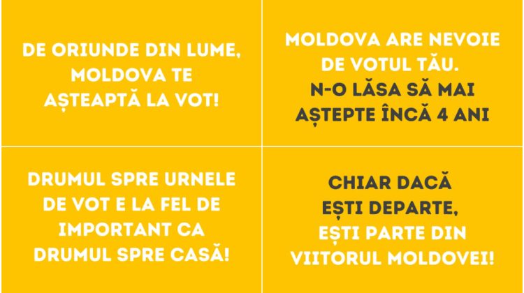 Departe de casă, dar aproape de a face istorie! Mesajele pe care să le trimiți rudelor de peste hotare, înainte de vot