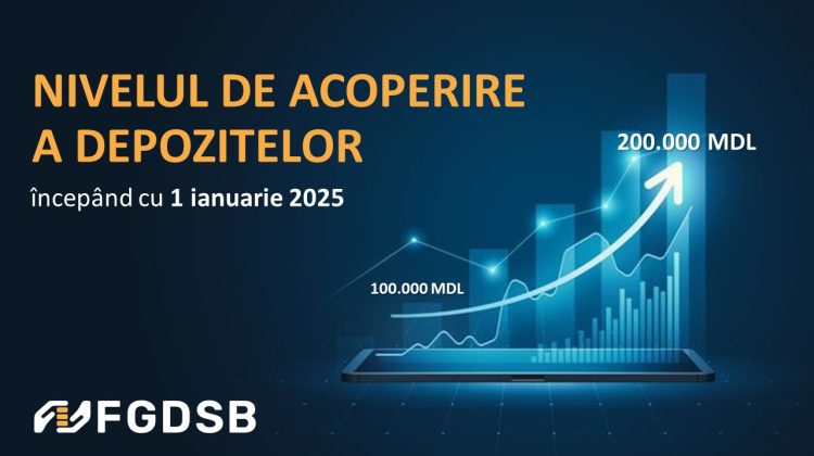 FGDSB anunță majorarea nivelului de acoperire a depozitelor bancare la 200.000 de lei începând cu 1 ianuarie 2025