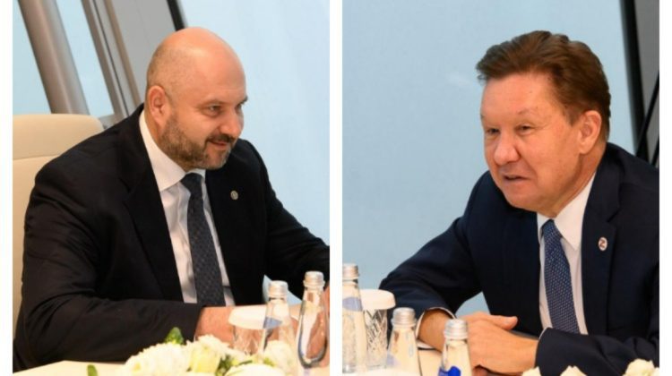 Ministrul Energiei, Victor Parlicov, s-a întâlnit cu șeful Gazprom, Alexei Miller. Despre ce au discutat