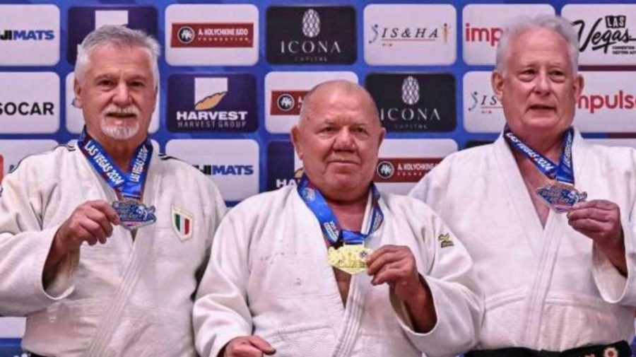 FOTO Rezultat impresionant la 81 de ani! Mihail Maler a devenit pentru a noua oară campion mondial la judo