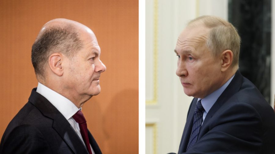 Scholz și Putin au avut prima conversație directă din 2022. Cei doi lideri au vorbit la telefon timp de o oră