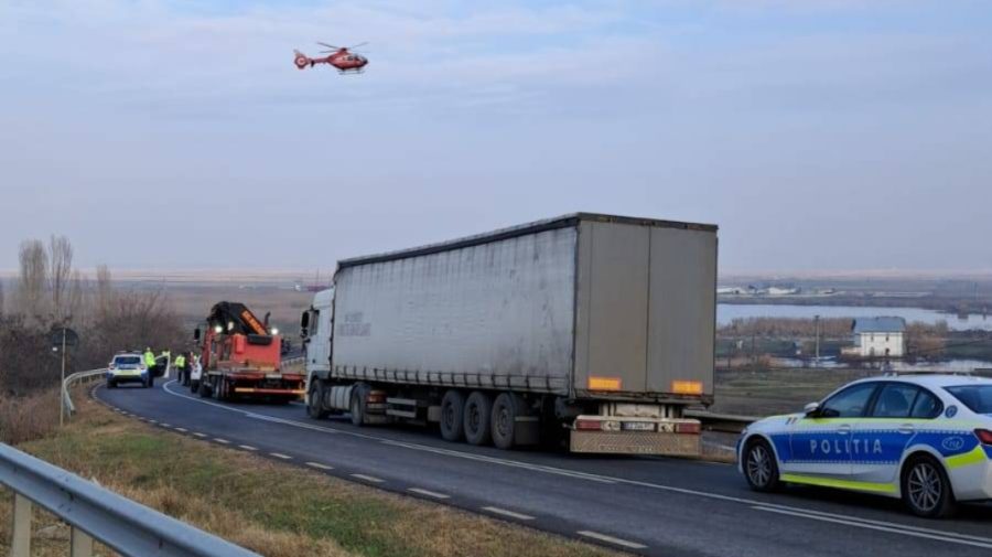 Tragicul accident de la Galați, soldat cu trei decese: Șoferul moldovean de TIR a fost reținut pentru 24 de ore