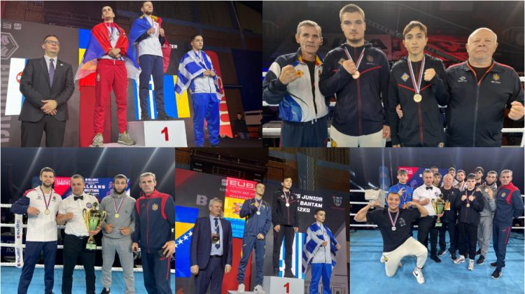 Rezultat remarcabil! Boxerii moldoveni au cucerit 7 medalii la Campionatul Balcanic din Serbia