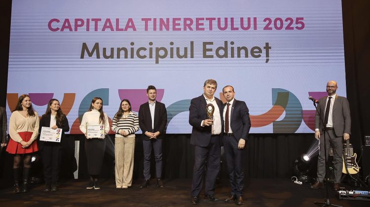 Orașul Edineţ va fi Capitala Tineretului în 2025. Anunțul a fost făcut la Gala Premiilor Naționale pentru Tineret 2024