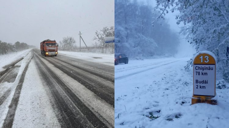 FOTO Drumarii moldoveni „luptă” cu zăpada. Au intervenit la Bălți, Dondușeni, Glodeni și Edineț