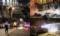 VIDEO Proteste violente în Georgia, după ce guvernul a amânat până în 2028 negocierile de aderare la UE