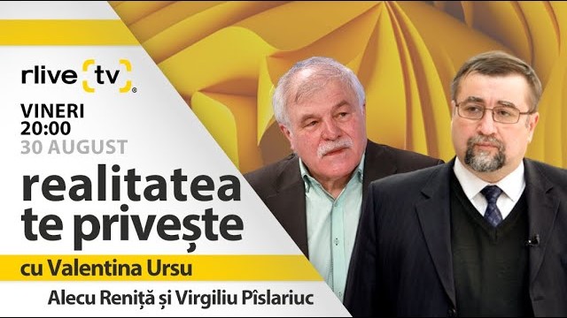 Alecu Reniță și Virgiliu Pislariuc, invitați la „Realitatea te privește”