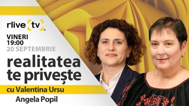 Angela Popil, invitată la „Realitatea te privește”