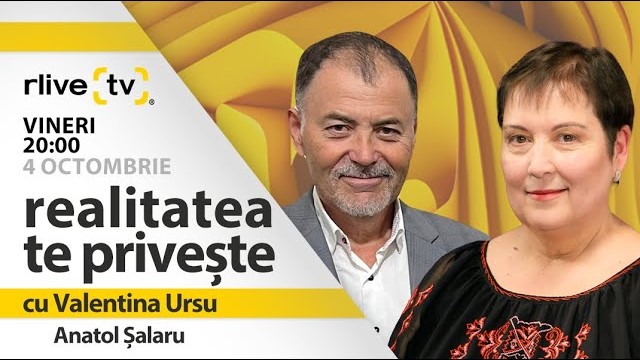 Anatol Șalaru, invitat la „Realitatea te privește”