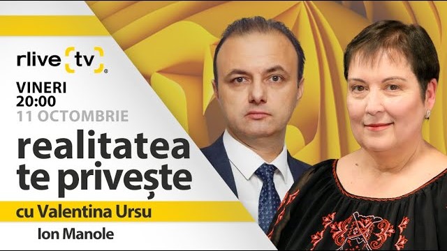 Ion Manole, directorul executiv al Asociației Promo- LEX, invitat la „Realitatea te privește”