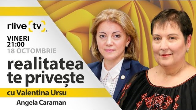 Angela Caraman, președinta Comisiei Electorale Centrale, invitata emisiunii „Realitatea te privește”