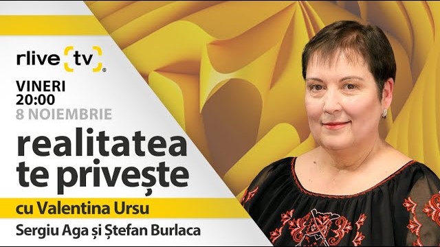 Sergiu Aga și Ștefan Burlaca invitații la „Realitatea te privește”