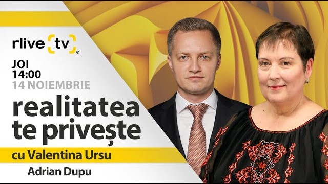 Secretarul de stat al DRRM Adrian Dupu, invitatul emisiunii „Realitatea te privește”