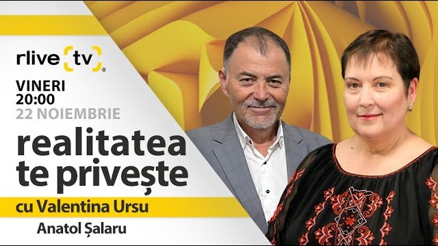 Anatol Şalaru, fost ministru al Apărării, invitat la „Realitatea te privește”