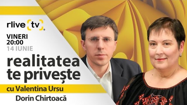 Dorin Chirtoacă, invitatul jurnalistei Valentina Ursu la „Realitatea te privește”