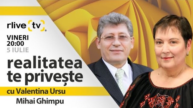 Mihai Ghimpu, liderul PL, invitatul emisiunii „Realitatea te privește” cu Valentina Ursu