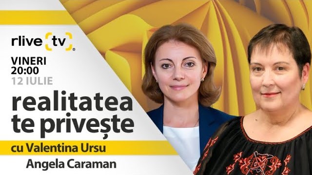 Angela Caraman, președinta CEC, invitatul emisiunii „Realitatea te privește” cu Valentina Ursu