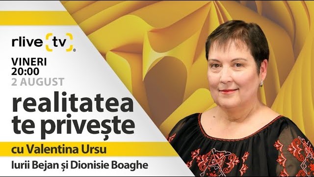 Iurii BEJAN și Dionisie BOAGHE, invitați la „Realitatea te privește”