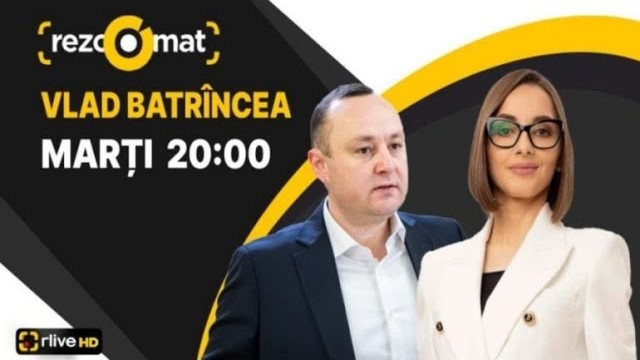 Vicepreședintele Parlamentului, Vlad Batrîncea – invitatul emisiunii Rezoomat!