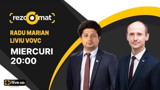 Actualitatea politică, în dezbateri! Radu Marian și Liviu Vovc – invitații emisiunii Rezoomat!