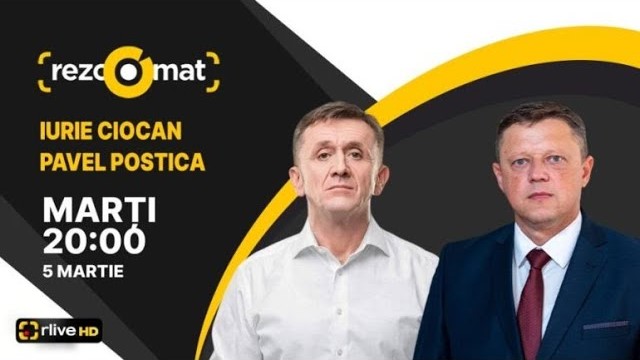 Pavel Postica și Iurie Ciocan – invitații emisiunii Rezoomat!