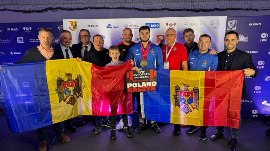 FOTO Rezultat remarcabil la Campionatul European de Haltere U-20 și U-23. Sportivii noștri au câștigat 16 medalii