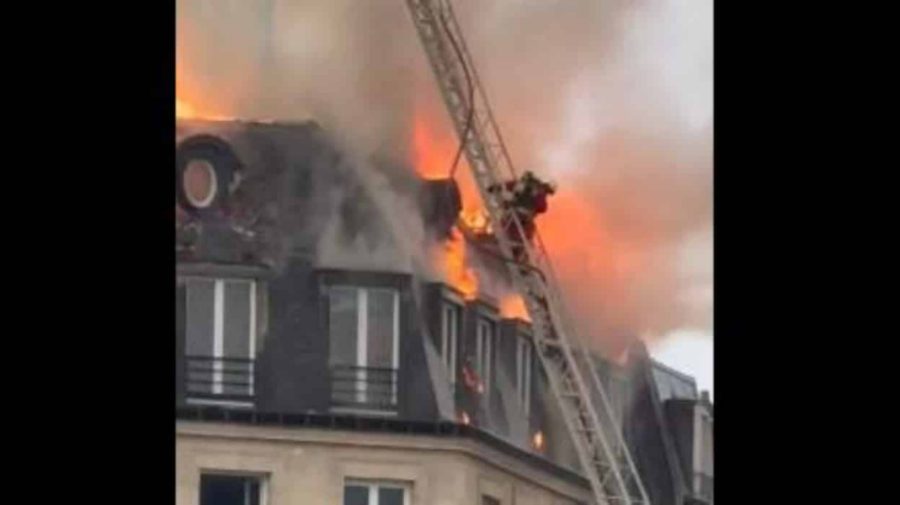 Incendiu în apropiere de gara Saint-Lazare din Paris. Turnul Eiffel, evacuat în urma unui alt incendiu
